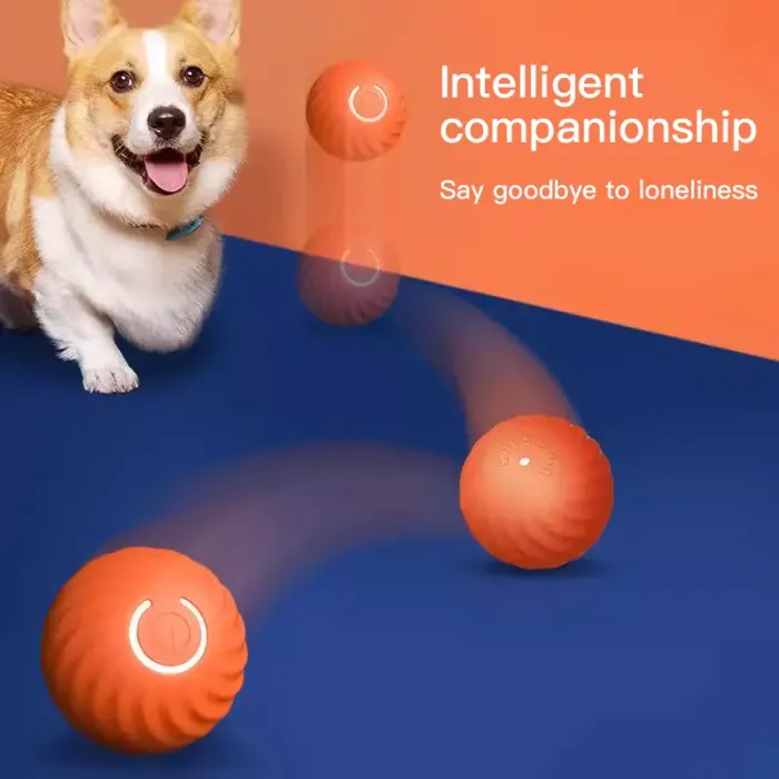 Pet Smart Interactive Toy Ball - Automated Play for Dogs and Cats Lucky Pet