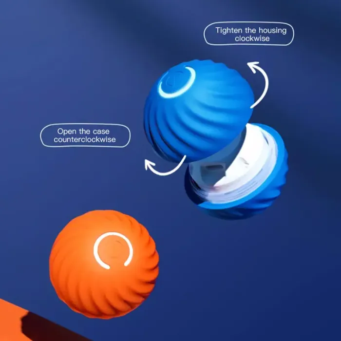 Pet Smart Interactive Toy Ball - Automated Play for Dogs and Cats Lucky Pet