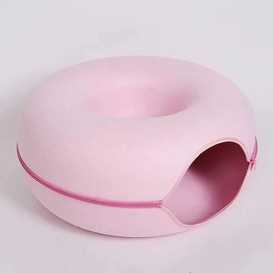 Cat Tunnel and Bed - Soft & Comfortable Pet Hideaway for Cats Lucky Pet
