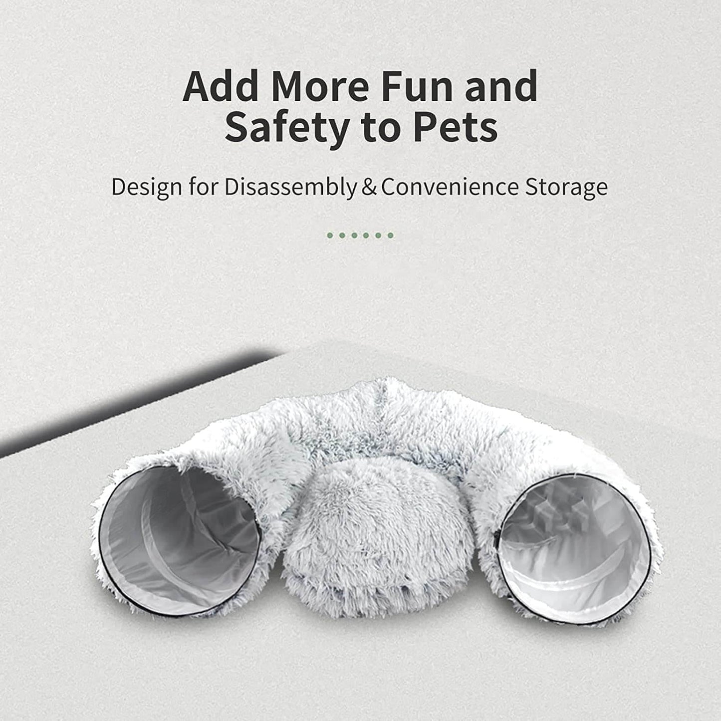 Cat Tunnel Bed – Foldable & Cozy Pet Hideout Lucky Pet