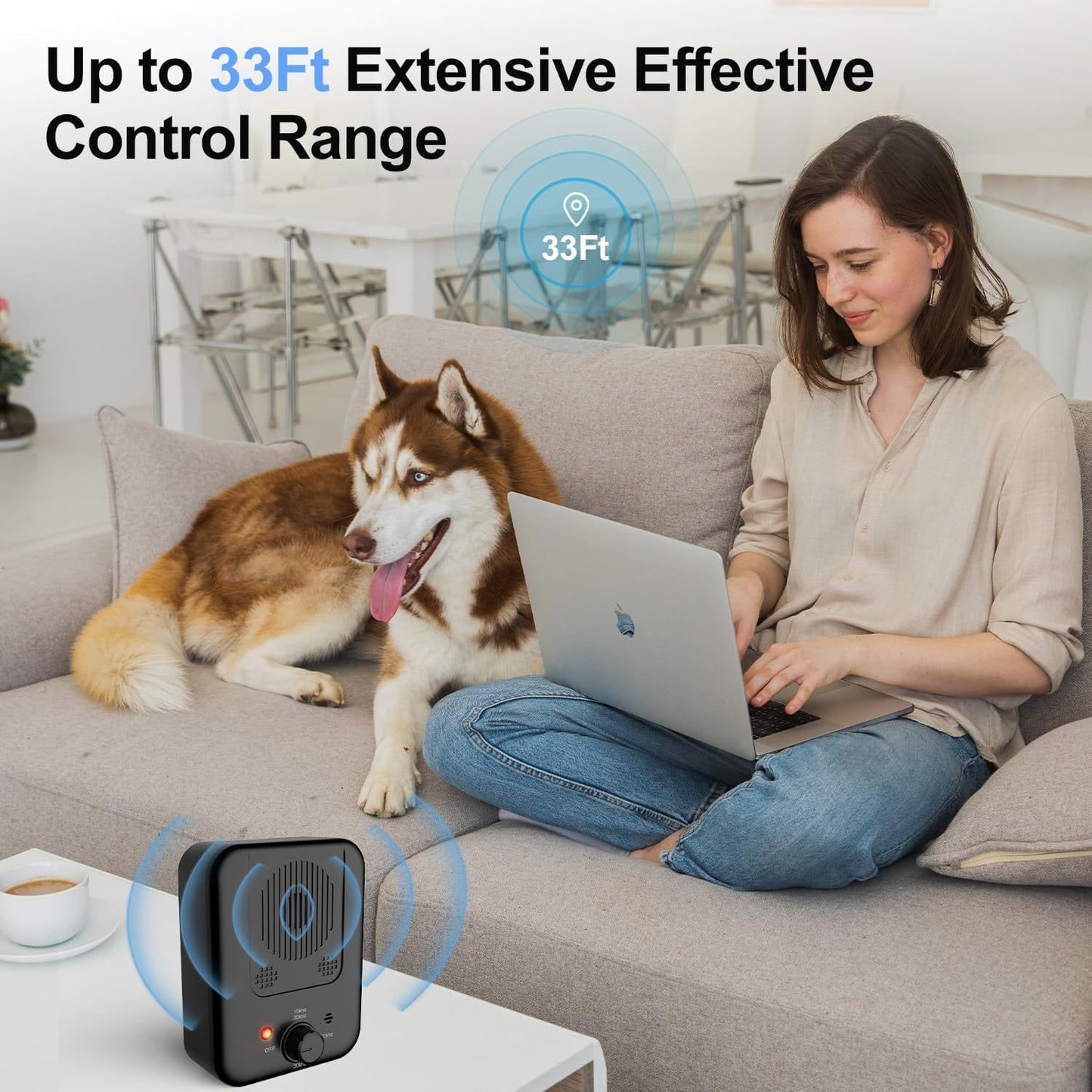 Ultrasonic Anti-Barking Device – Safe & Effective Bark Control for Dogs Lucky Pet