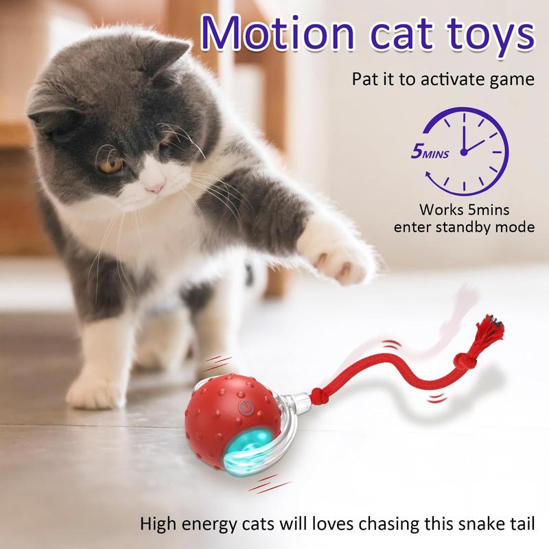 Interactive Pet Ball – Smart Motion-Activated Toy for Dogs & Cats Lucky Pet