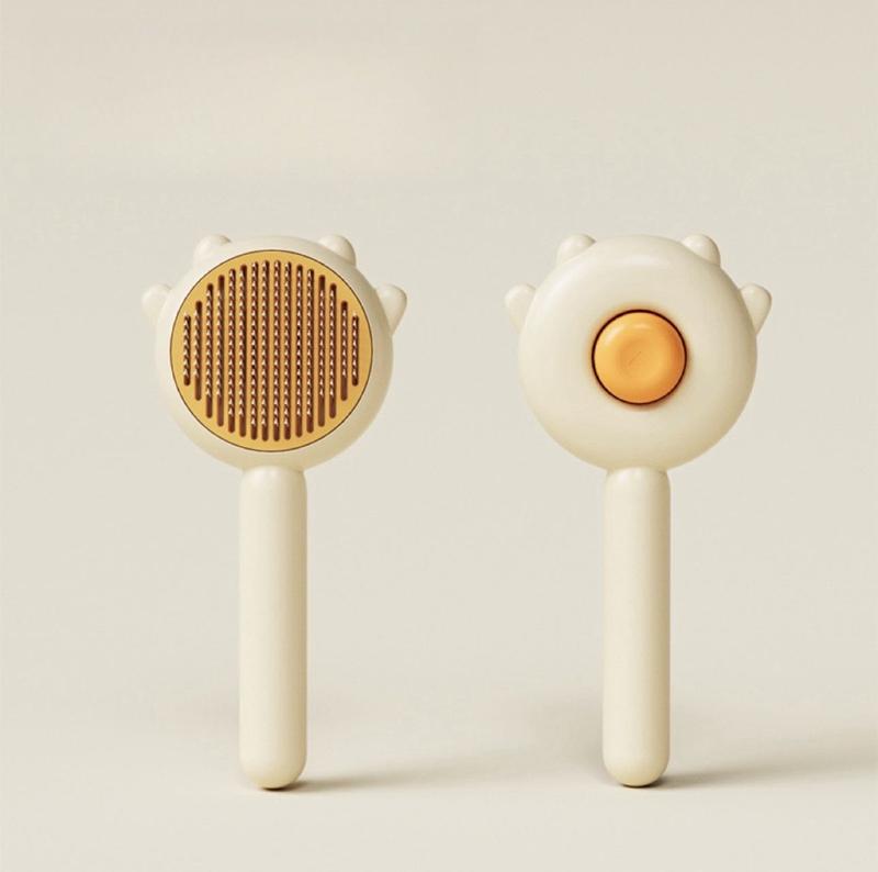 Self-Cleaning Pet Hair Brush - Effortless Grooming for Dogs and Cats Lucky Pet