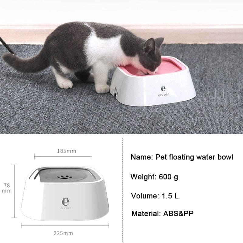 Spill Proof Pet Bowl - Non-Slip, Anti-Spill Dog & Cat Water Bowl Lucky Pet