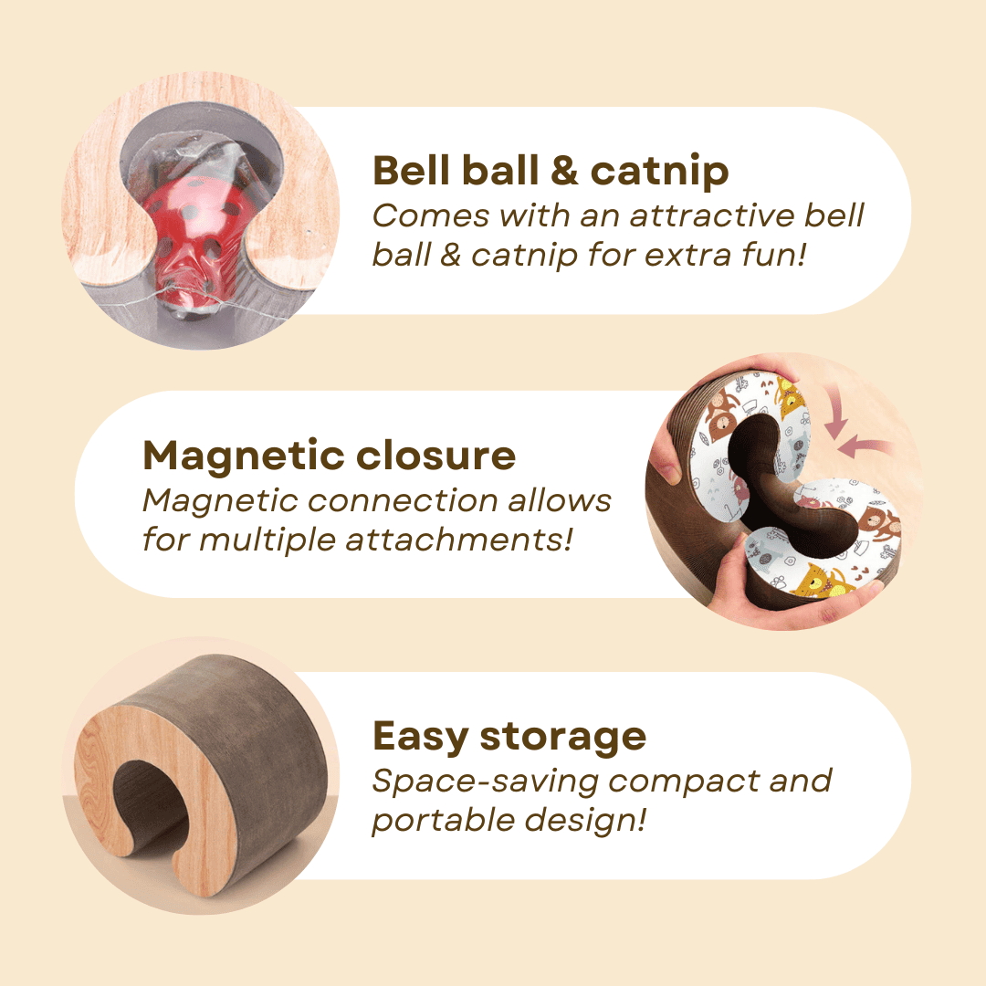 Cat Scratcher – Transformable & Space-Saving Lucky Pet
