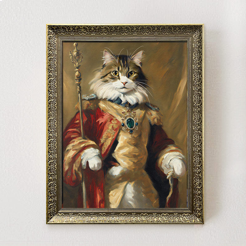 Purely hand-painted oil painting Use oil painting to commemorate your pet