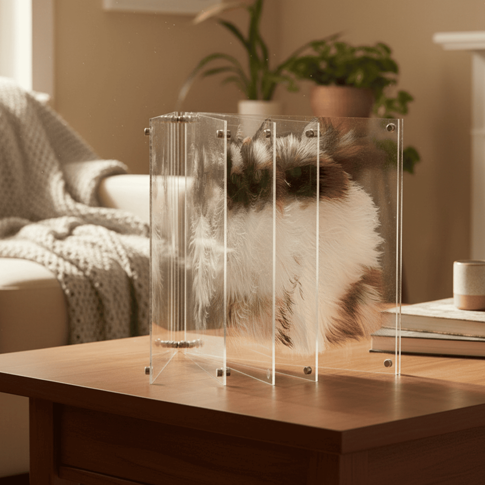 Custom Glass Pet Portrait - Hand-Painted by LuckyPet Lucky Pet