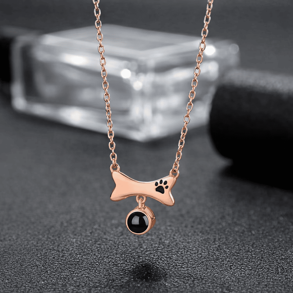 Photo Projection Necklace – Personalized Pet Memory Jewelry
