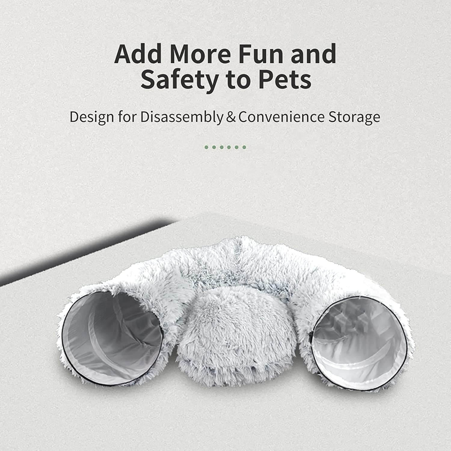 Cat Tunnel Bed – Foldable & Cozy Pet Hideout Lucky Pet