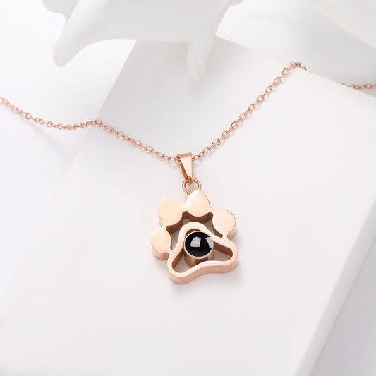 Paw Print Jewelry – Custom Pet Paw Prints Necklace & Bracelet Lucky Pet