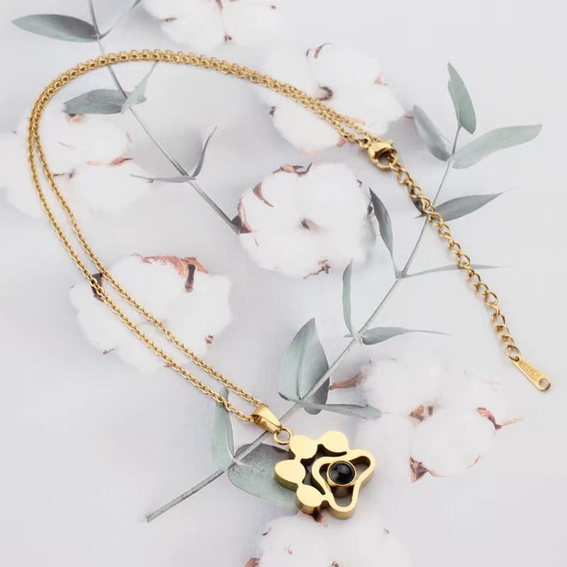 Paw Print Jewelry – Custom Pet Paw Prints Necklace & Bracelet Lucky Pet