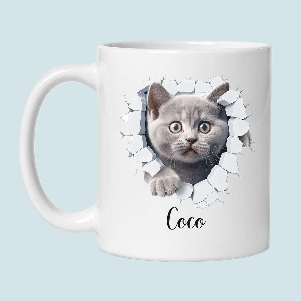Custom Pet Mug – Personalized Cat or Dog Coffee Cup with Name & Photo Lucky Pet