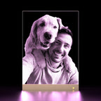 Pethandmade Custom Glass Pet Portrait – Memorial Pet Gift