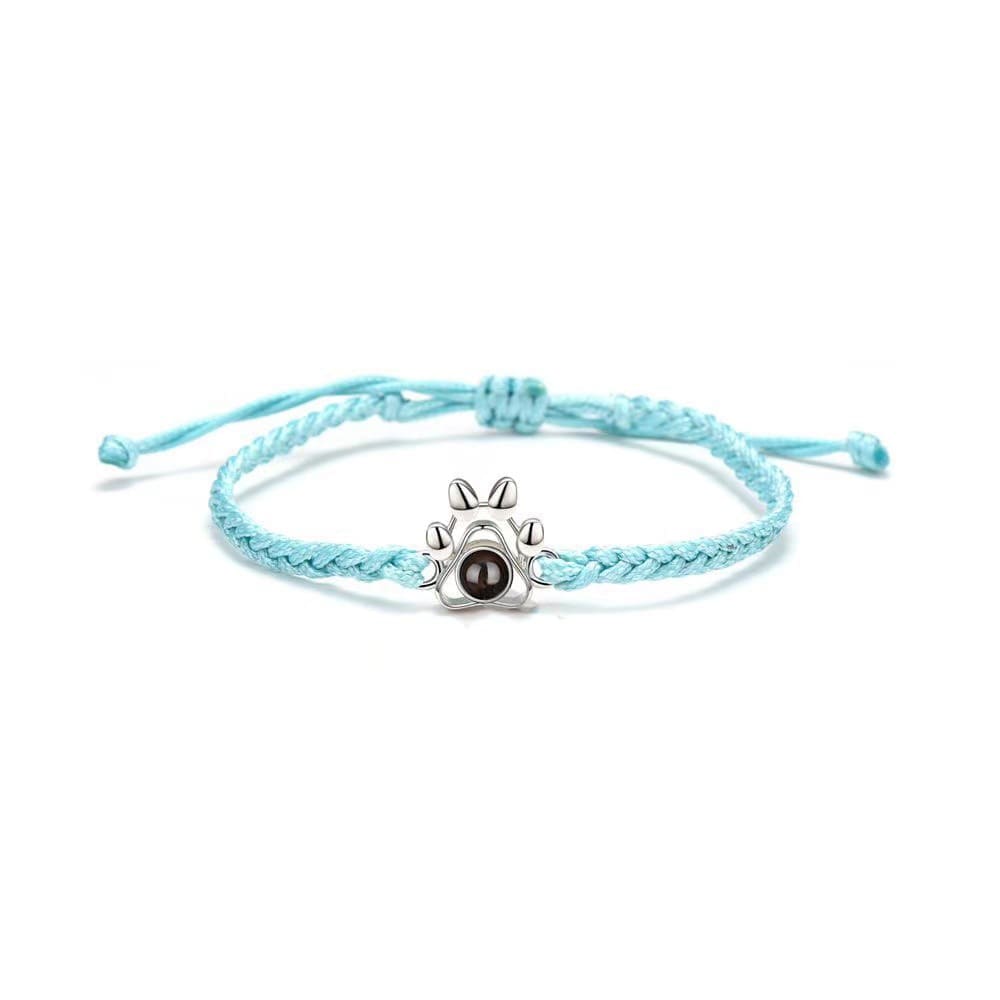 Custom Pet Photo Memory Bracelet – Adjustable Pet Memorial Bracelet