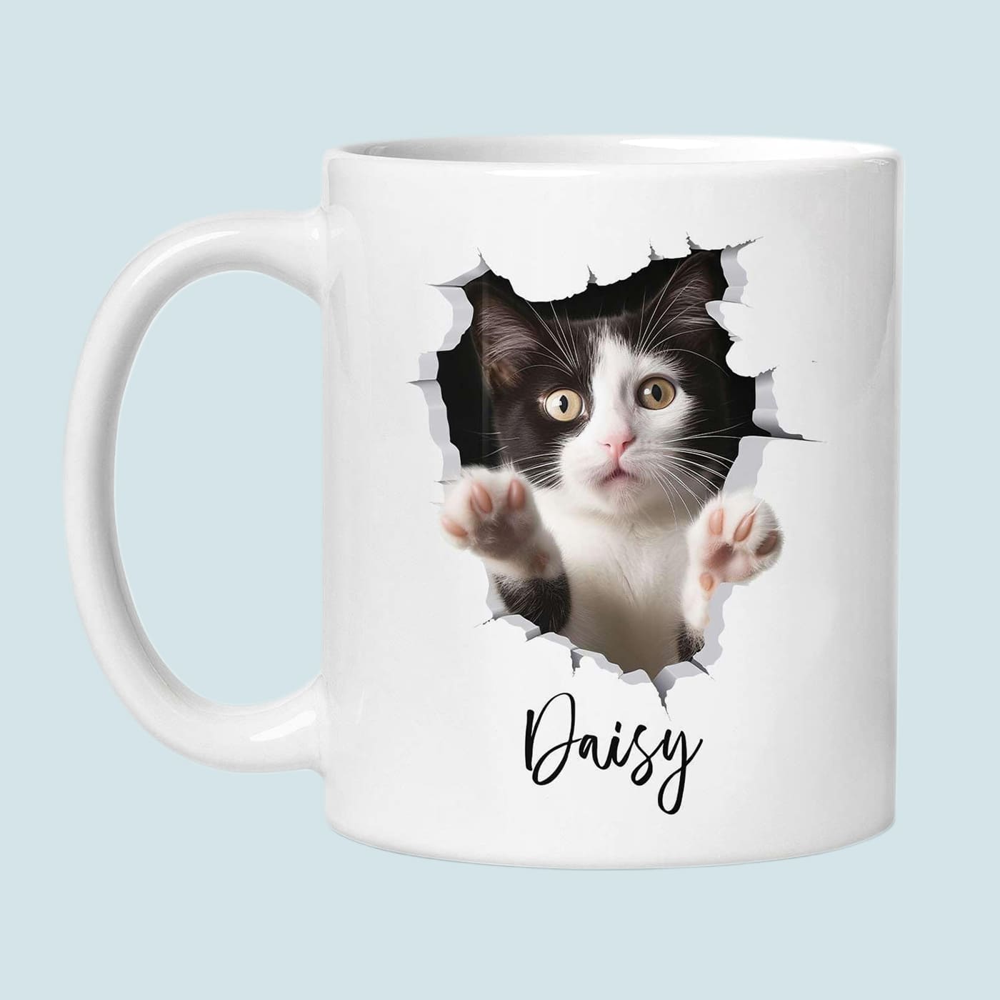 Custom Pet Mug – Personalized Cat or Dog Coffee Cup with Name & Photo Lucky Pet