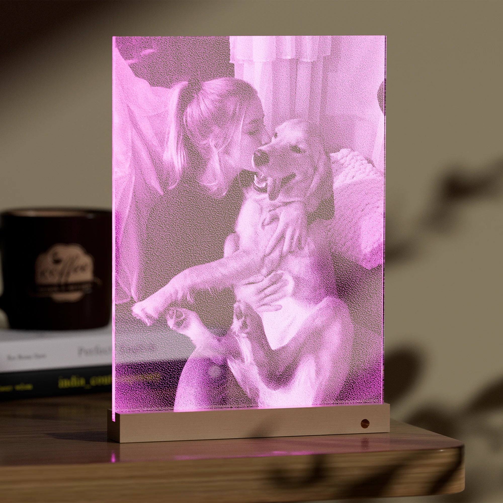 Pethandmade Custom Glass Pet Portrait – Memorial Pet Gift