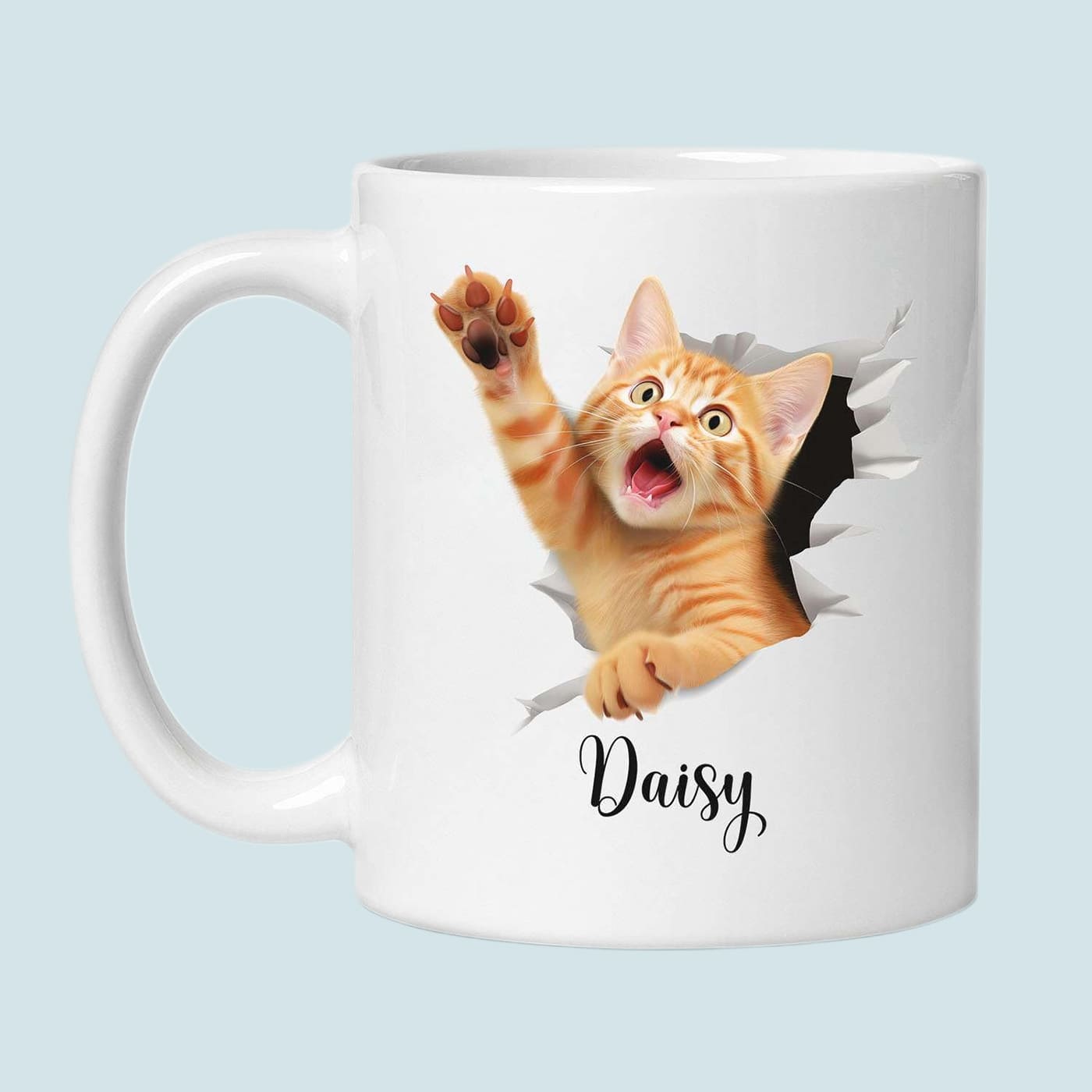 Custom Pet Mug – Personalized Cat or Dog Coffee Cup with Name & Photo Lucky Pet