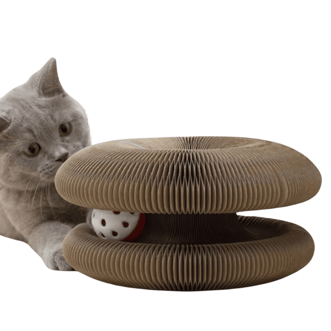 Transformable Accordion Cat Scratcher