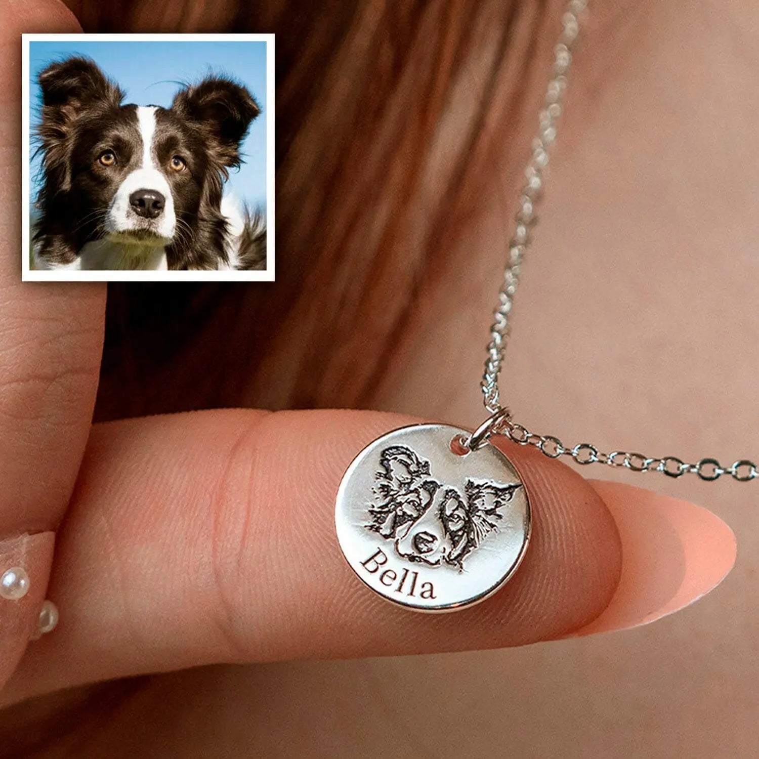 Pet Face Necklace Lucky