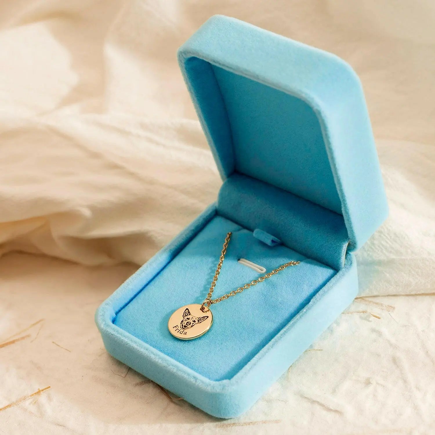 Pet Face Necklace Lucky