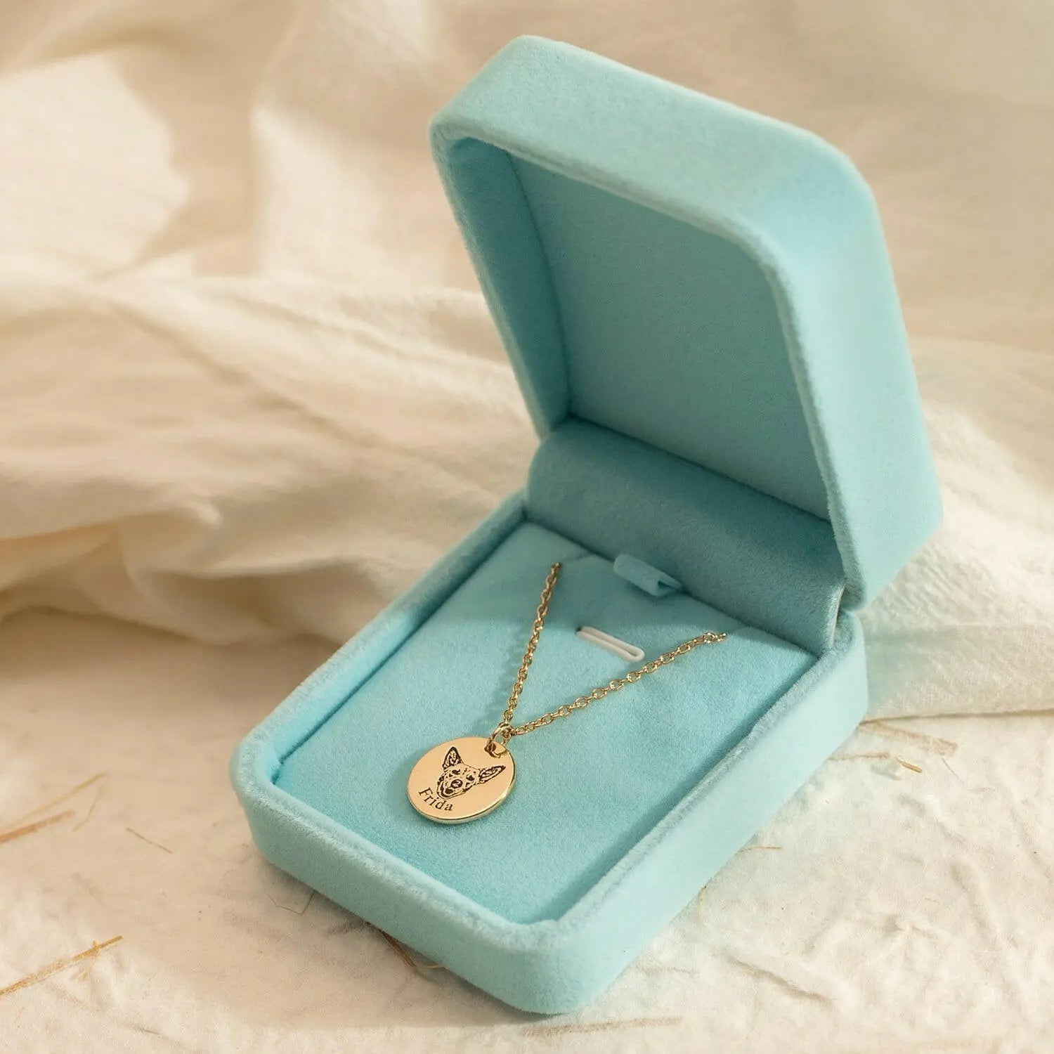 Pet Face Necklace Lucky