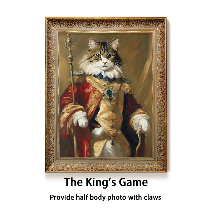 Custom Pet Portrait Painting – Personalized Dog & Cat Oil Portraits