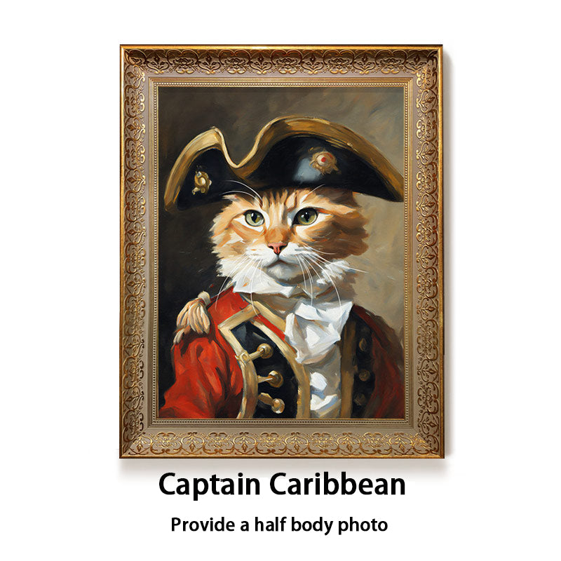 Custom oil painting of a pets from photo