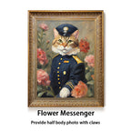 Custom oil painting of a pets from photo