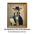 Custom oil painting of a pets from photo