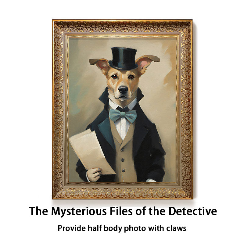 Custom oil painting of a pets from photo