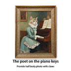 Custom oil painting of a pets from photo