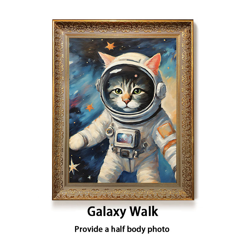 Custom oil painting of a pets from photo