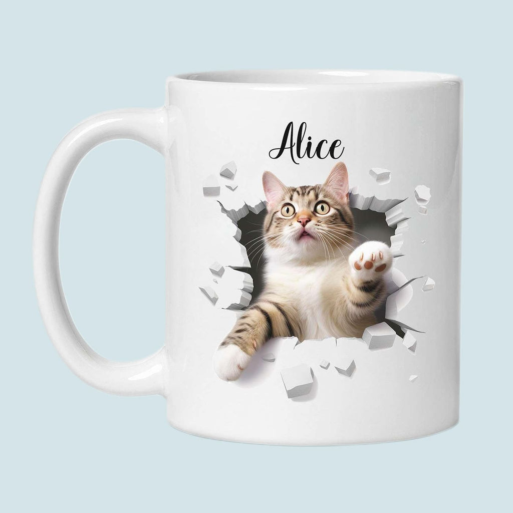 Custom Pet Mug – Personalized Cat or Dog Coffee Cup with Name & Photo Lucky Pet