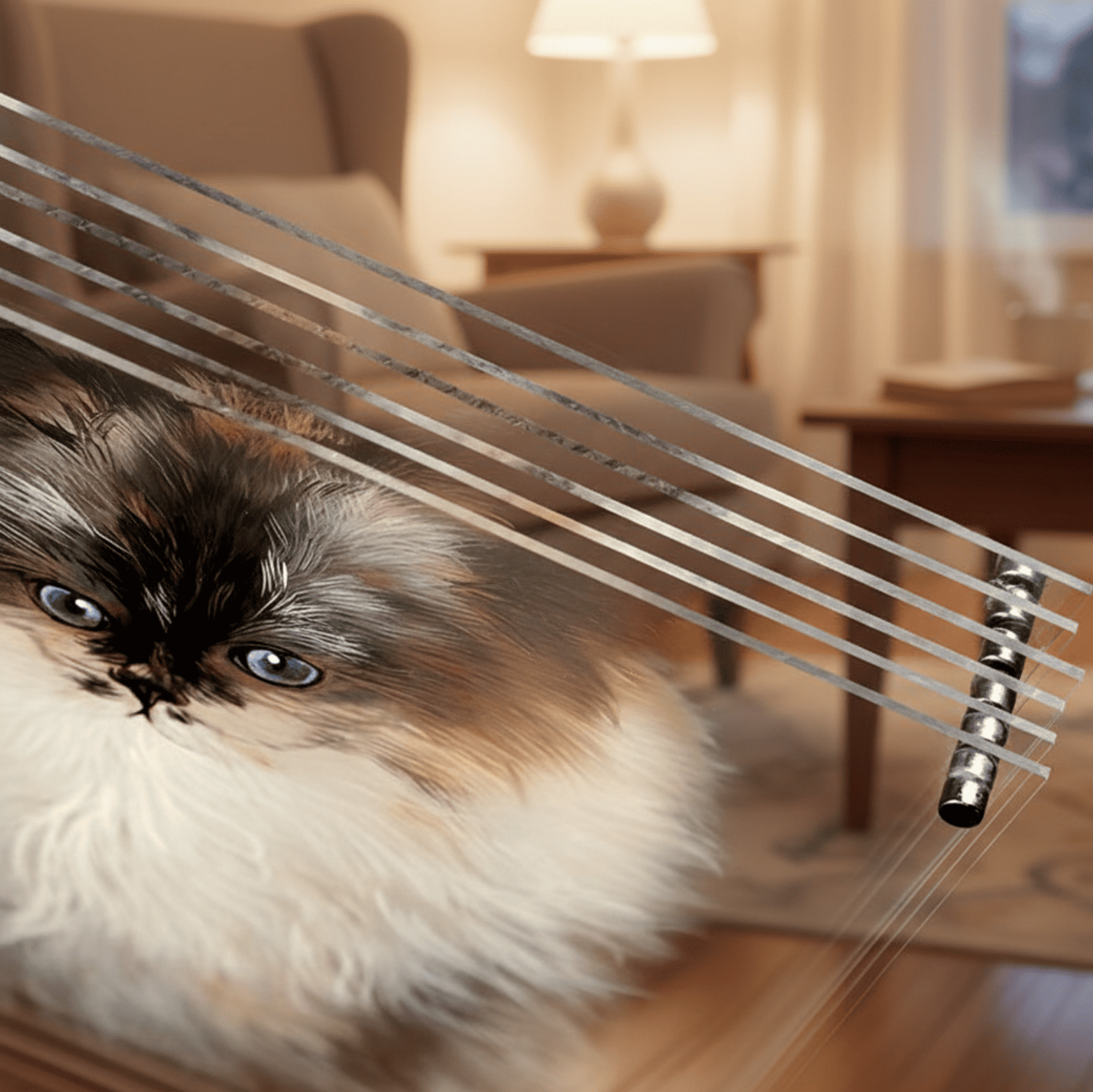 Custom Glass Pet Portrait - Hand-Painted by LuckyPet Lucky Pet