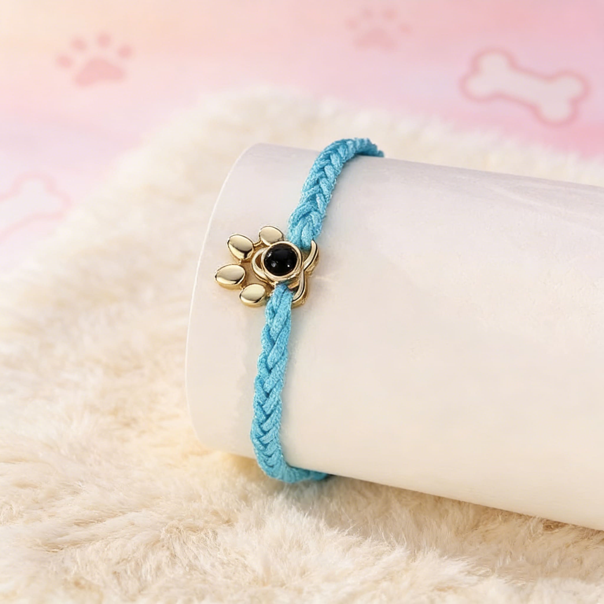 Custom Pet Photo Memory Bracelet – Adjustable Pet Memorial Bracelet